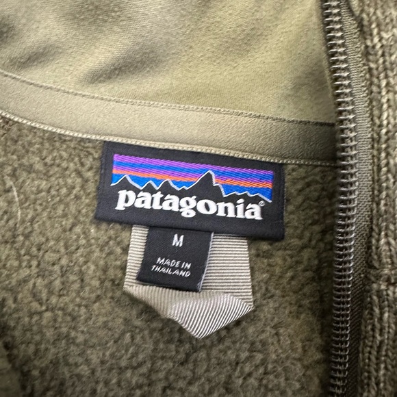 Men's Patagonia Olive Better Sweater® 1/4-Zip Fleece - Picture 3 of 4